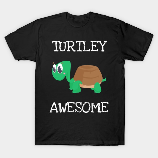 Turtley Awesome Turtle Lover Turtoise Sea Creatures T-Shirt by DDJOY Perfect Gift Shirts